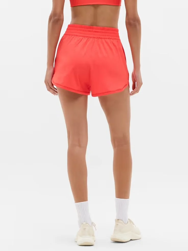 Weekender High Rise Picot 3" Run Short