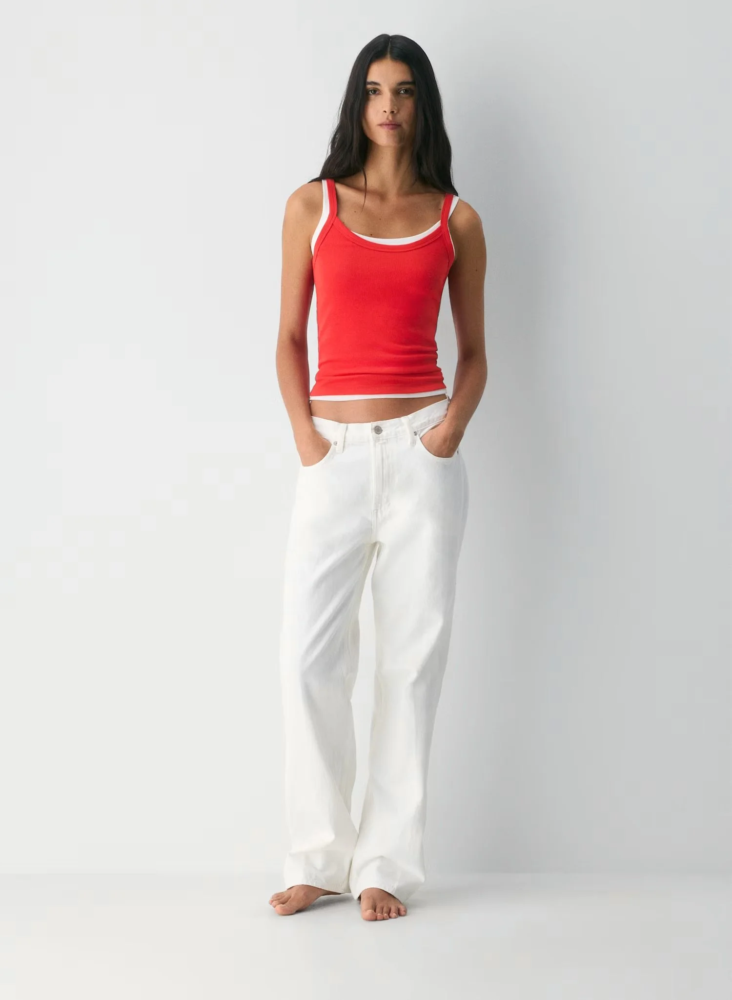 HomeStretch Rib Spectrum Cami Tank