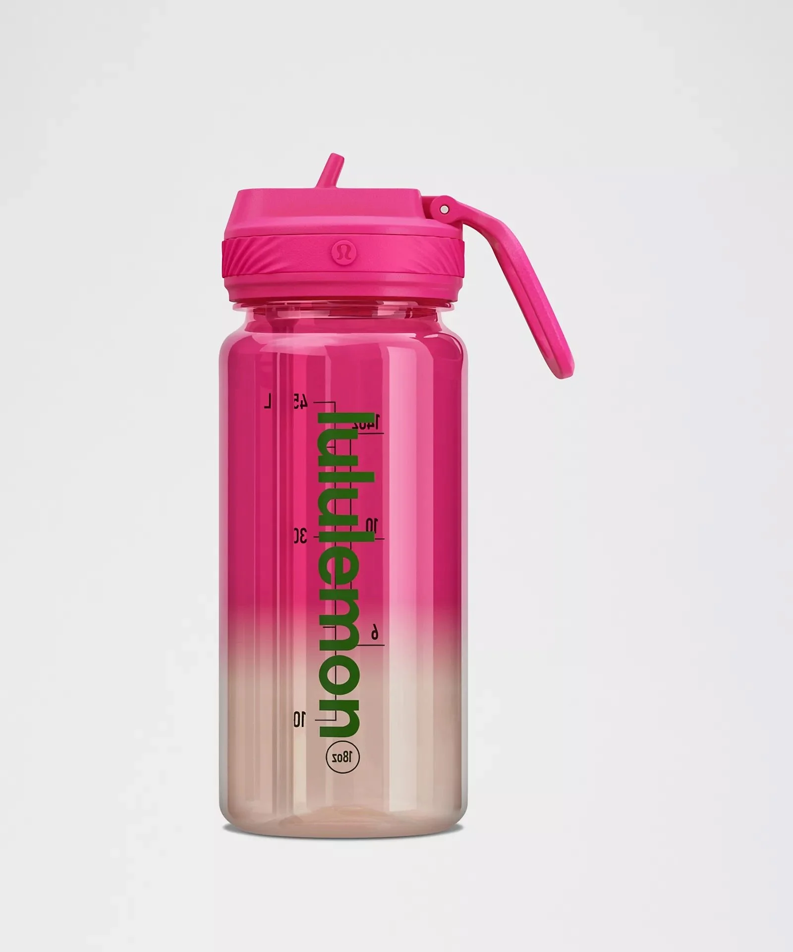 Back to Life Clear Bottle 18oz Straw Lid Ombre