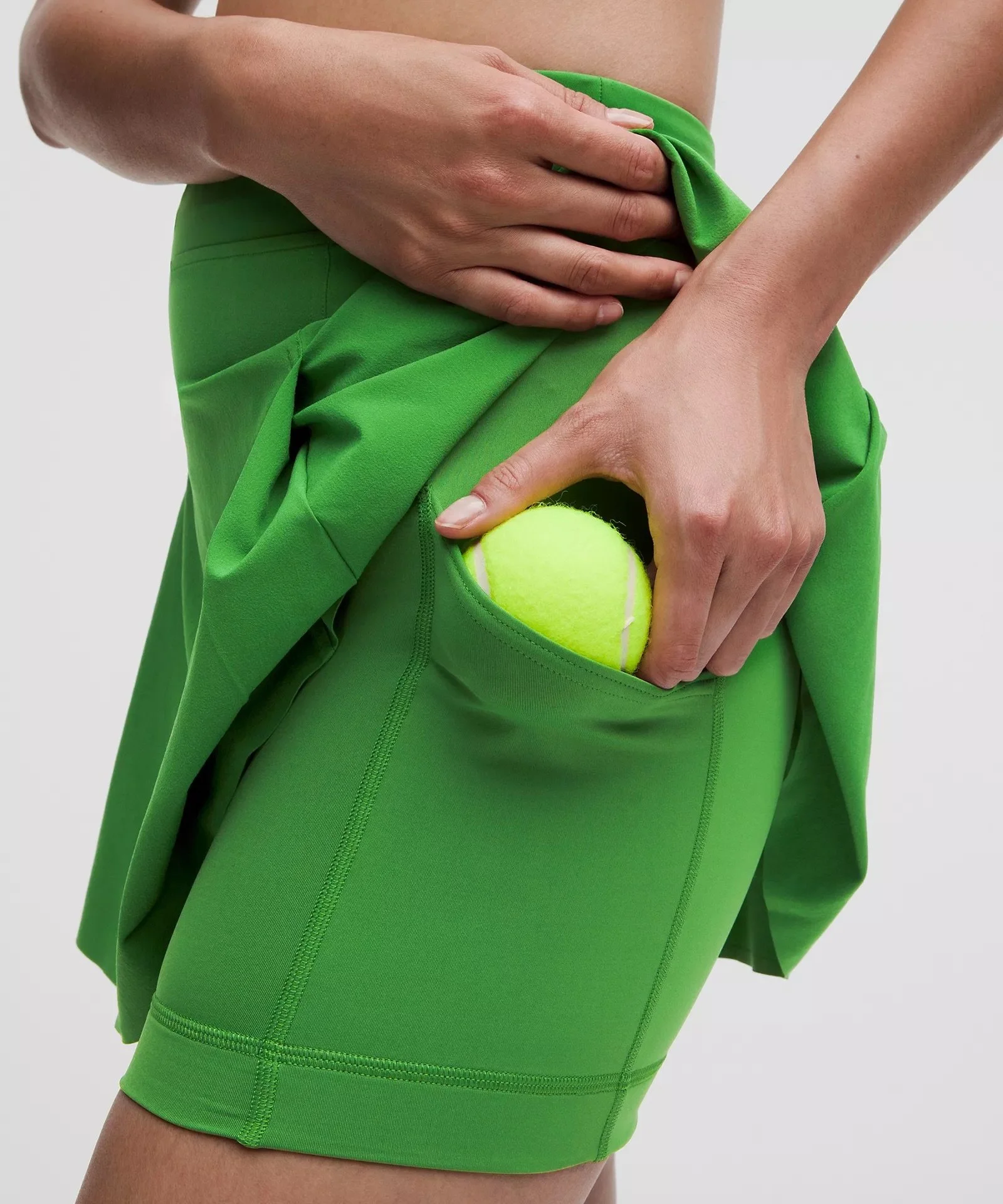 A-Line Side-Pleat Tennis Skirt