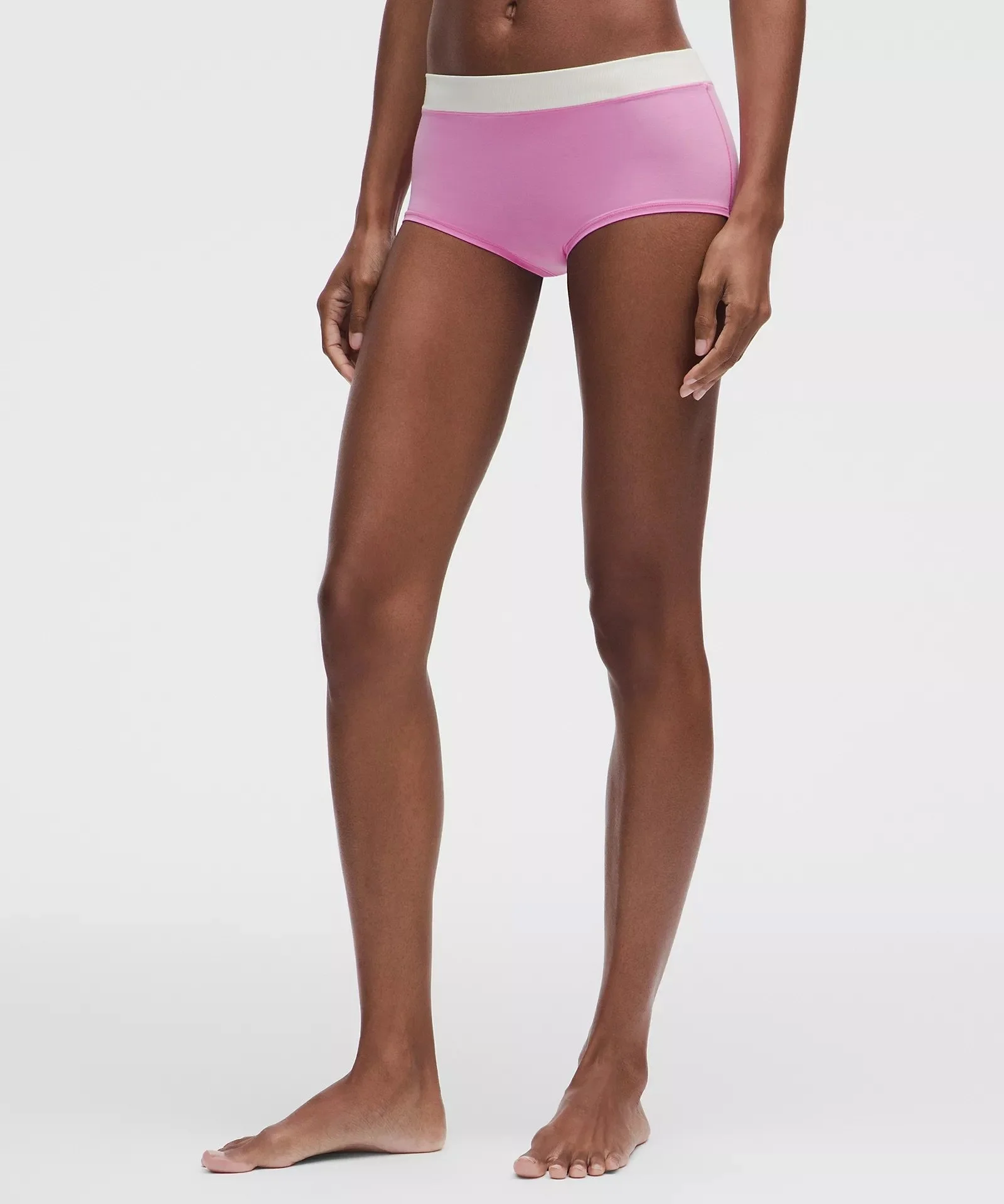 UnderEase Mid-Rise Ruched Boyshort Underwear