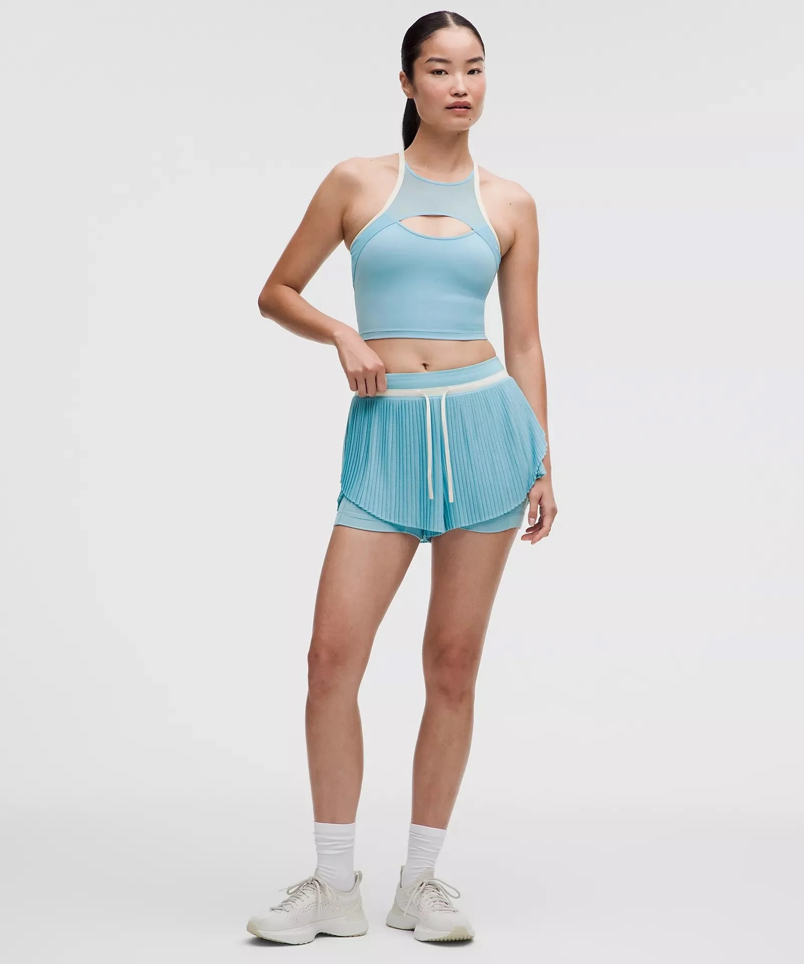 Ace Advantage Mesh-Panel Tennis Tank Top