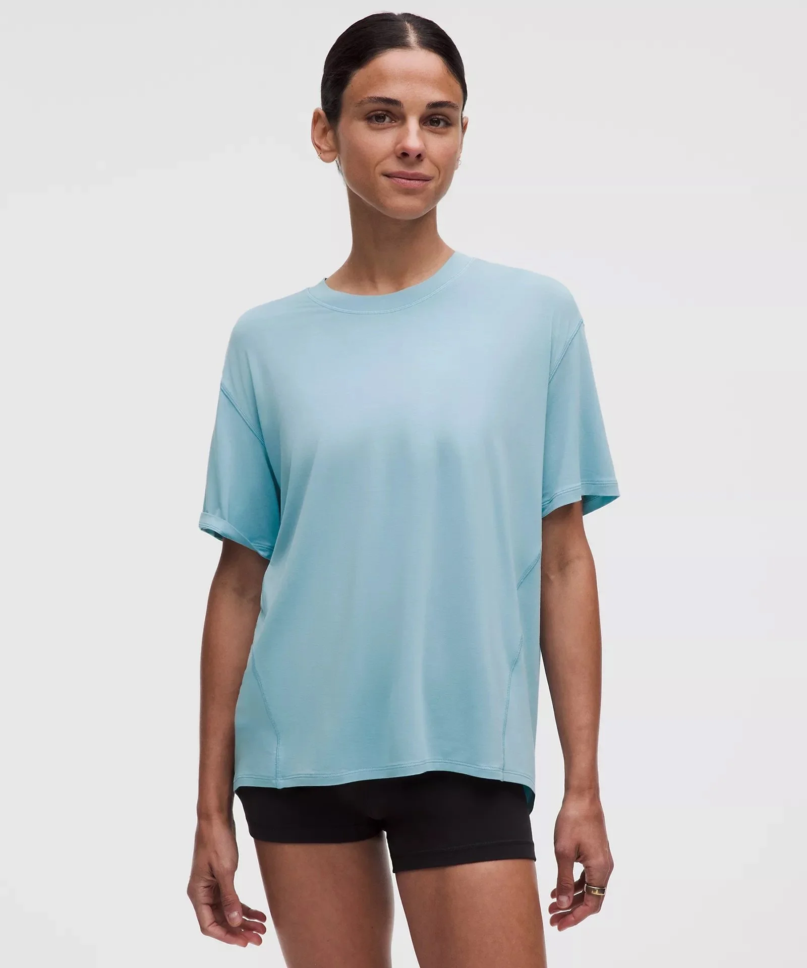 SilkAppeal Tie-Back Short-Sleeve Shirt