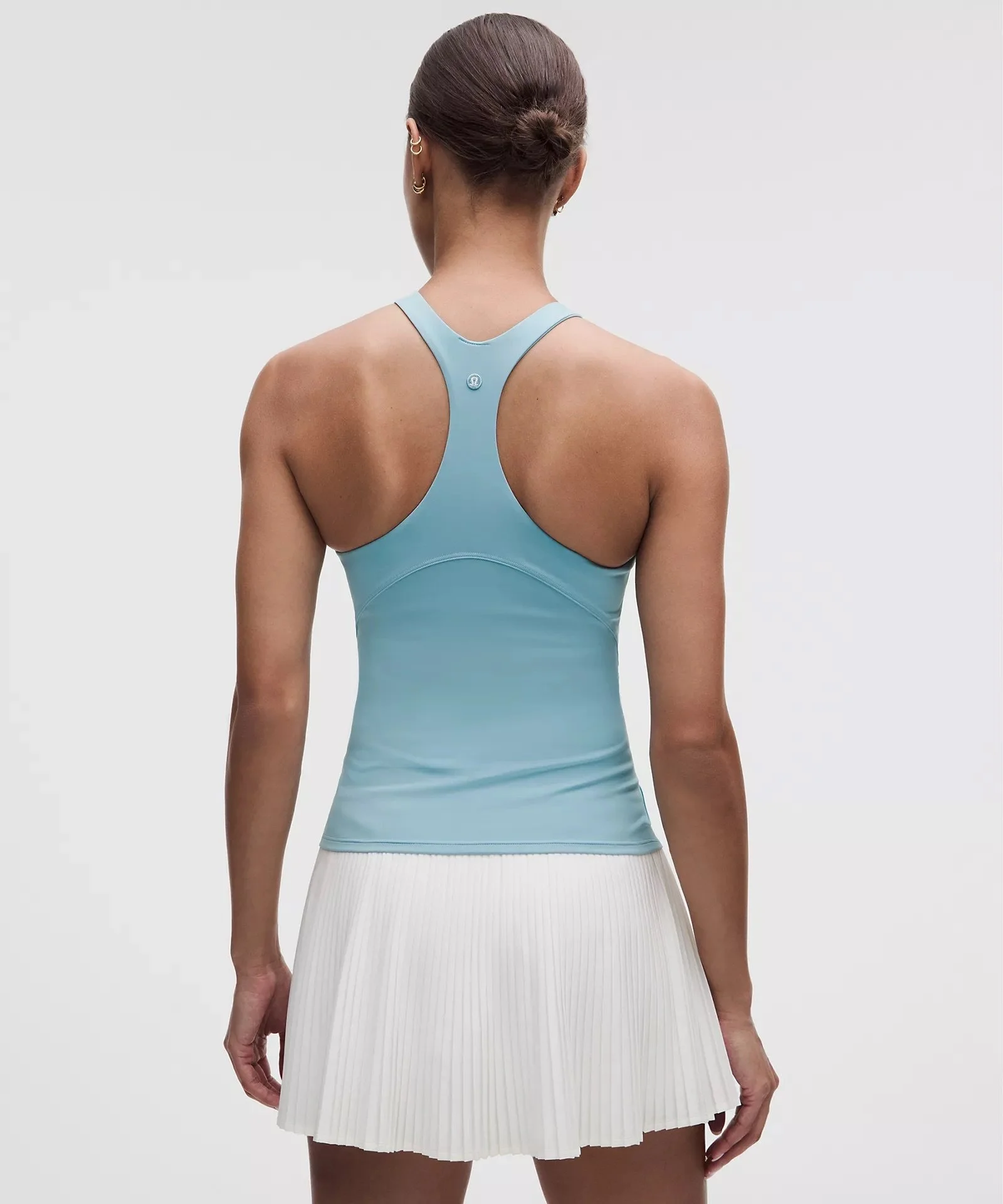 Racerback High-Neck Tennis Tank Top