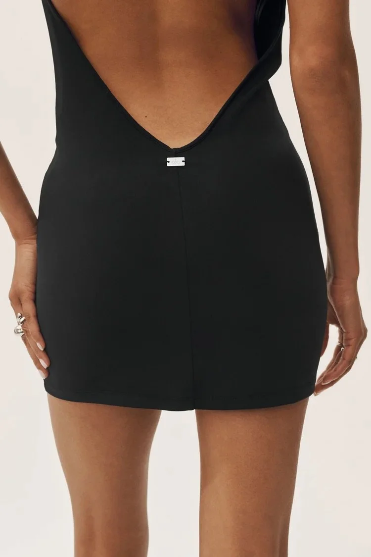 Summer Soiree Halter Mini Dress