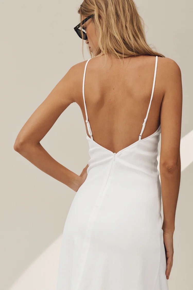 Linen Blend Riviera Maxi Dress