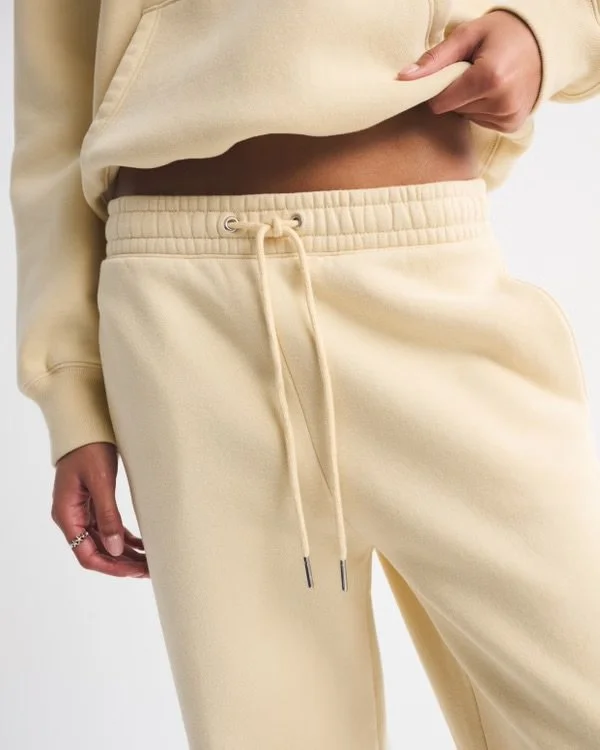 High Rise Sunday Wide Leg Sweatpant