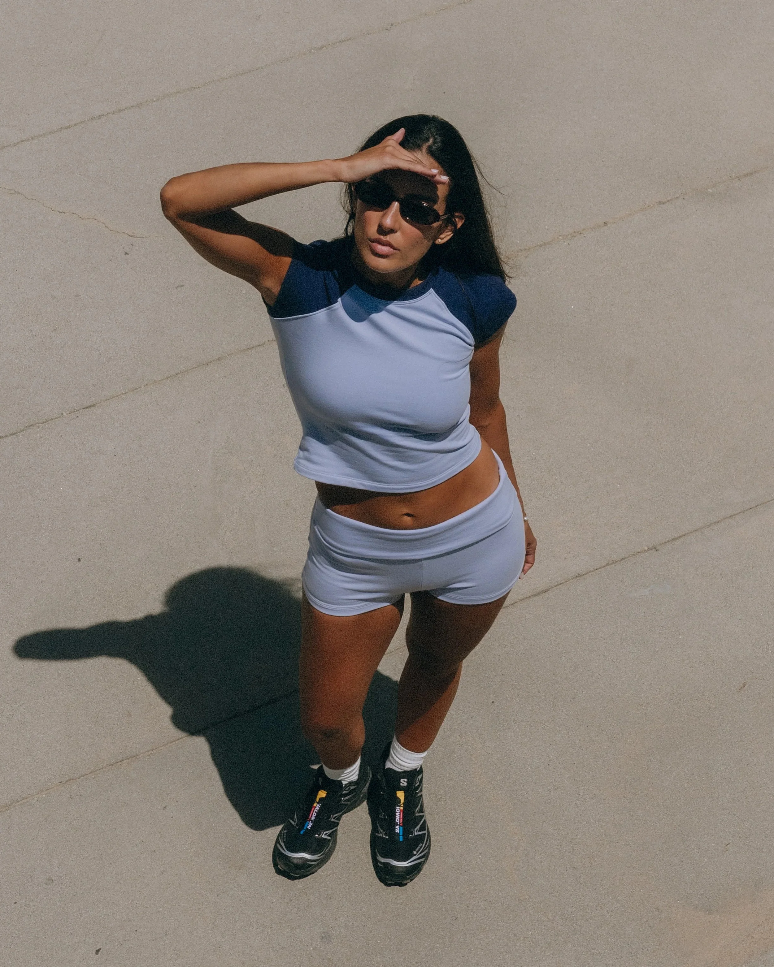 Cotton Lounge! Raglan Tee - Mist
