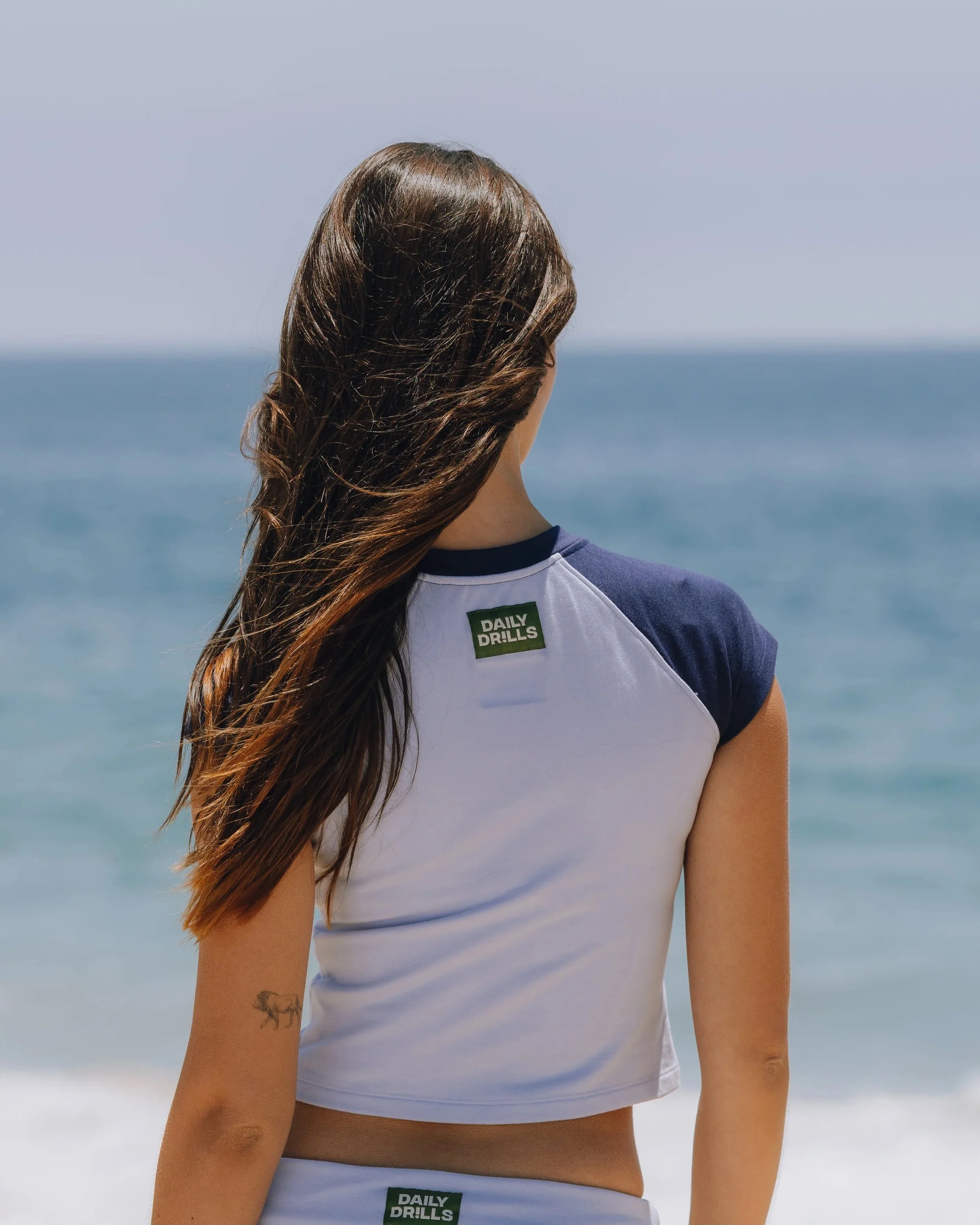 Cotton Lounge! Raglan Tee - Mist