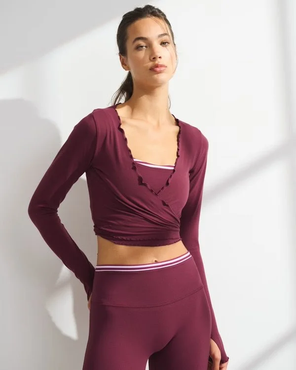 YPB studioFLEX Lettuce-Hem Wrap