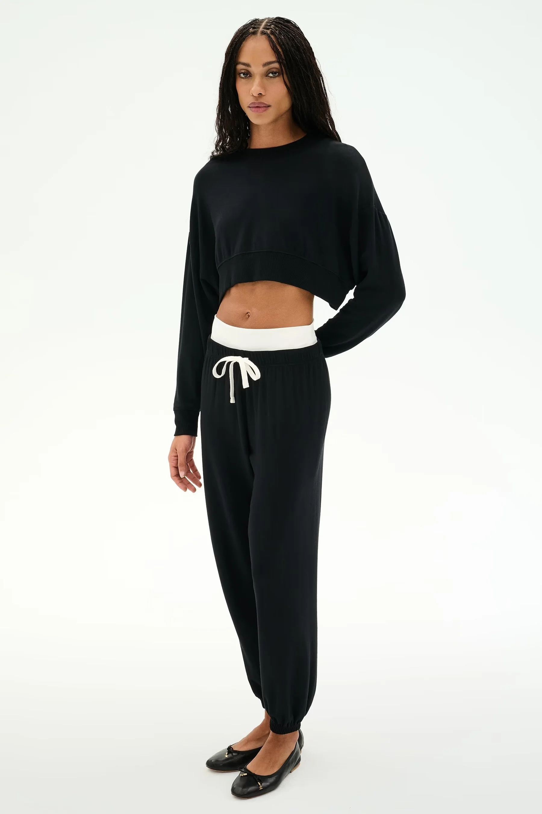 Noah Fleece Crop Sweatshirt