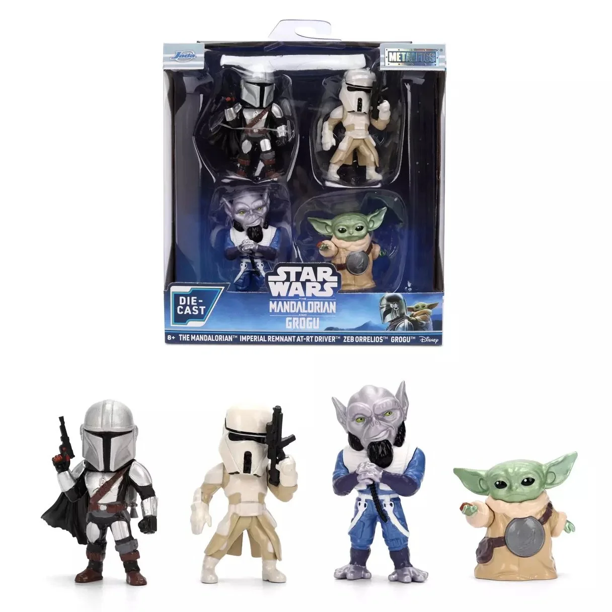 Star Wars: The Mandalorian and Grogu Die-Cast Figure Set