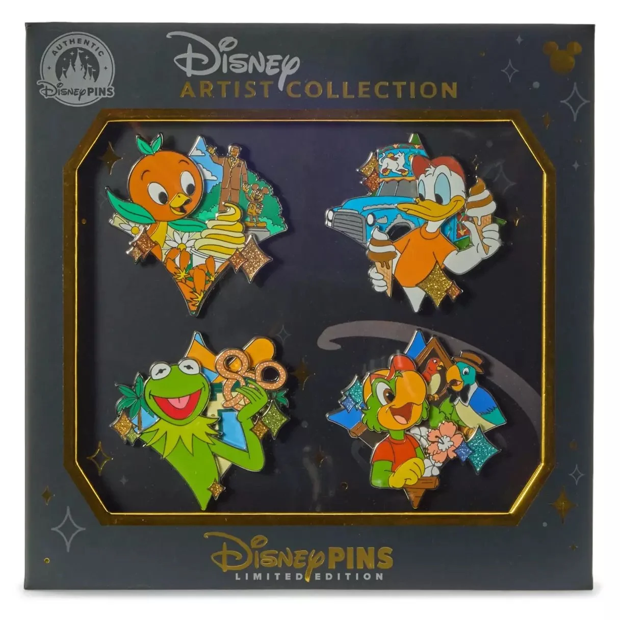Disney Characters at Disney Parks Pin Set