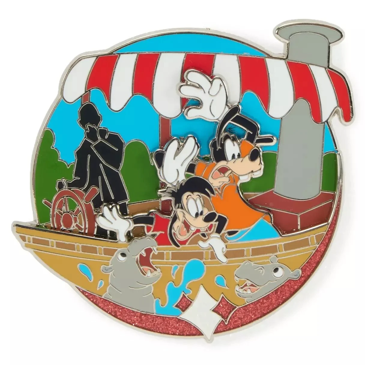 Goofy and Max on Jungle Cruise Pin