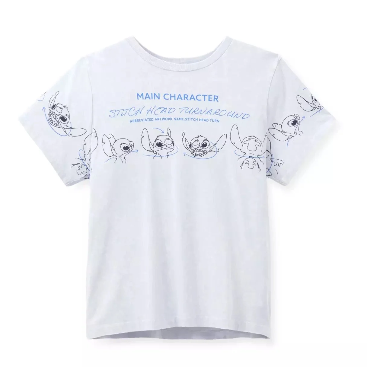 Stitch Model Sheet Fashion T-Shirt