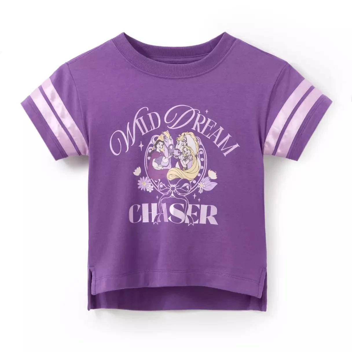 Girls Disney Princess Football Jersey Fashion T-Shirt