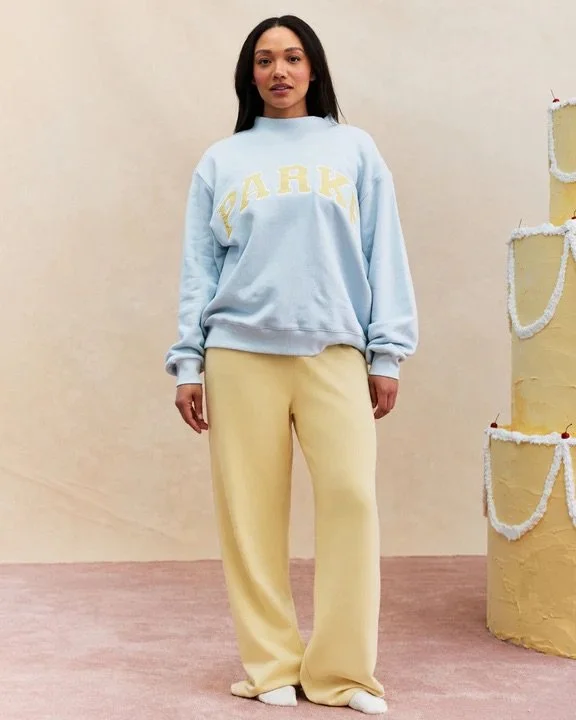 Varsity Mockneck - Blueberry Lemonade