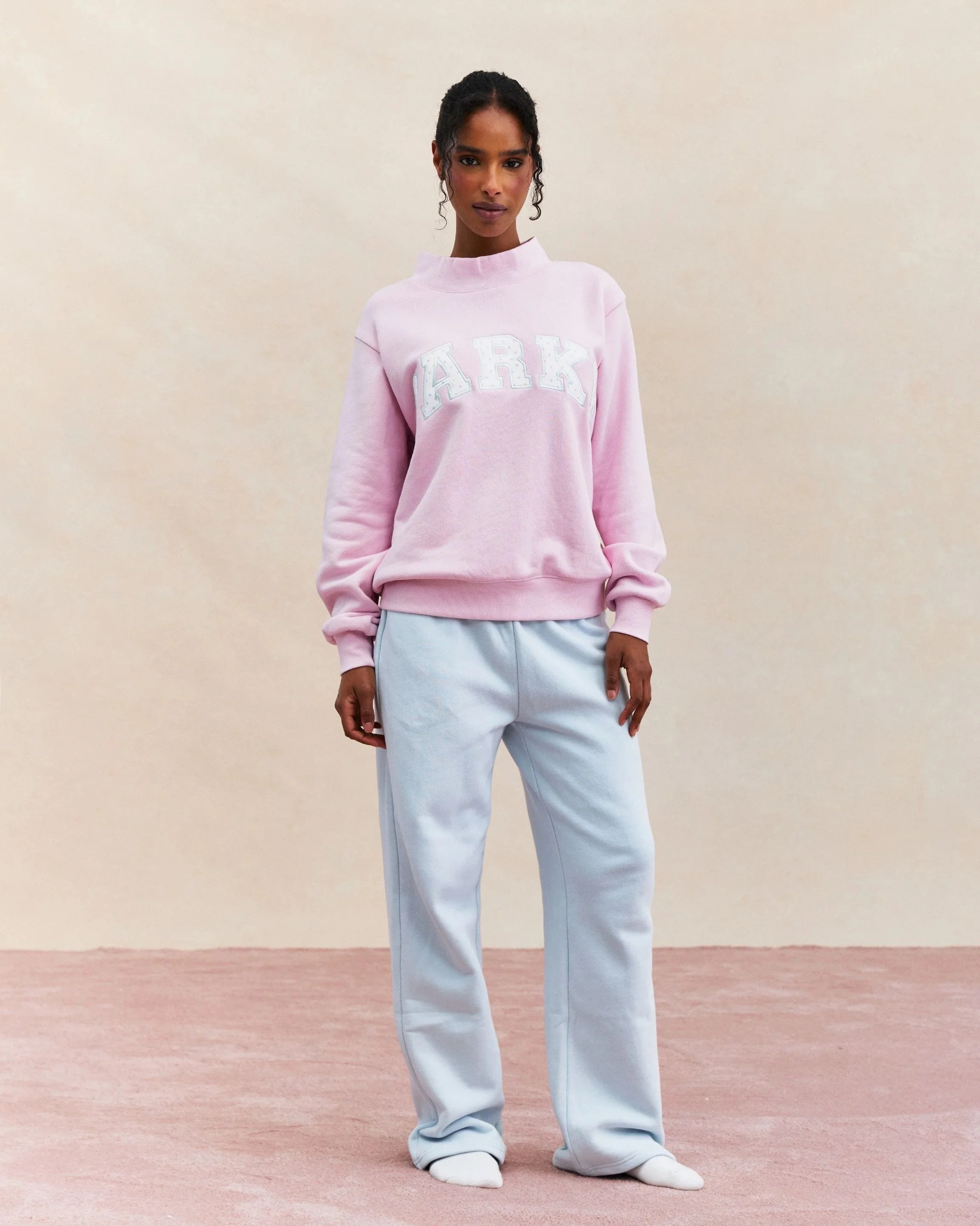 Varsity Mockneck - Birthday Cake