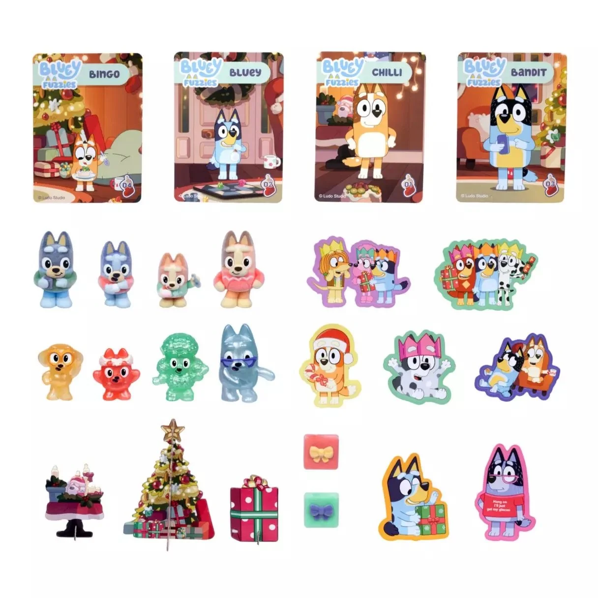 Bluey Fuzzies: Friends &amp; Family Pack