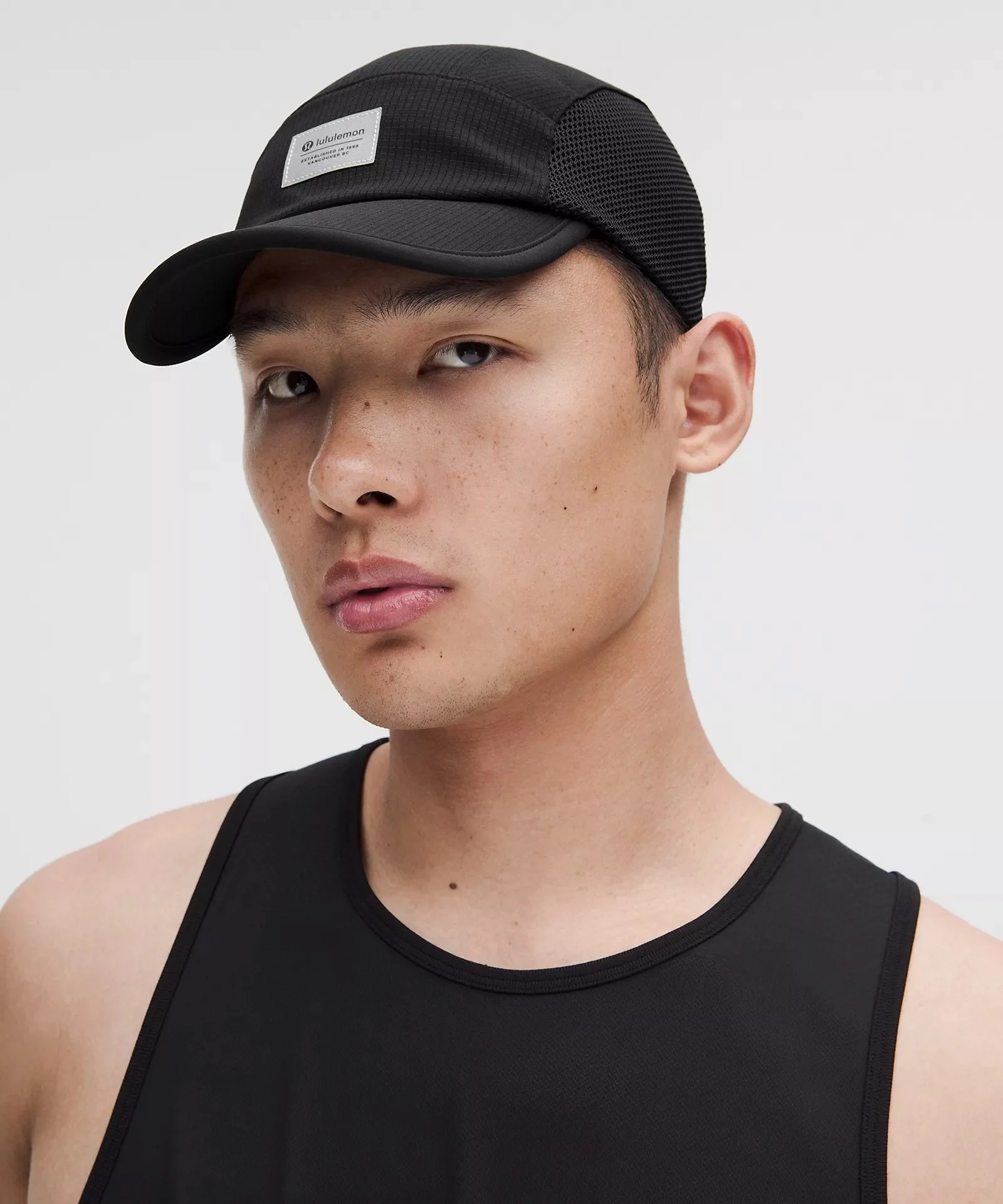 Multi-Panel Running Hat Mesh