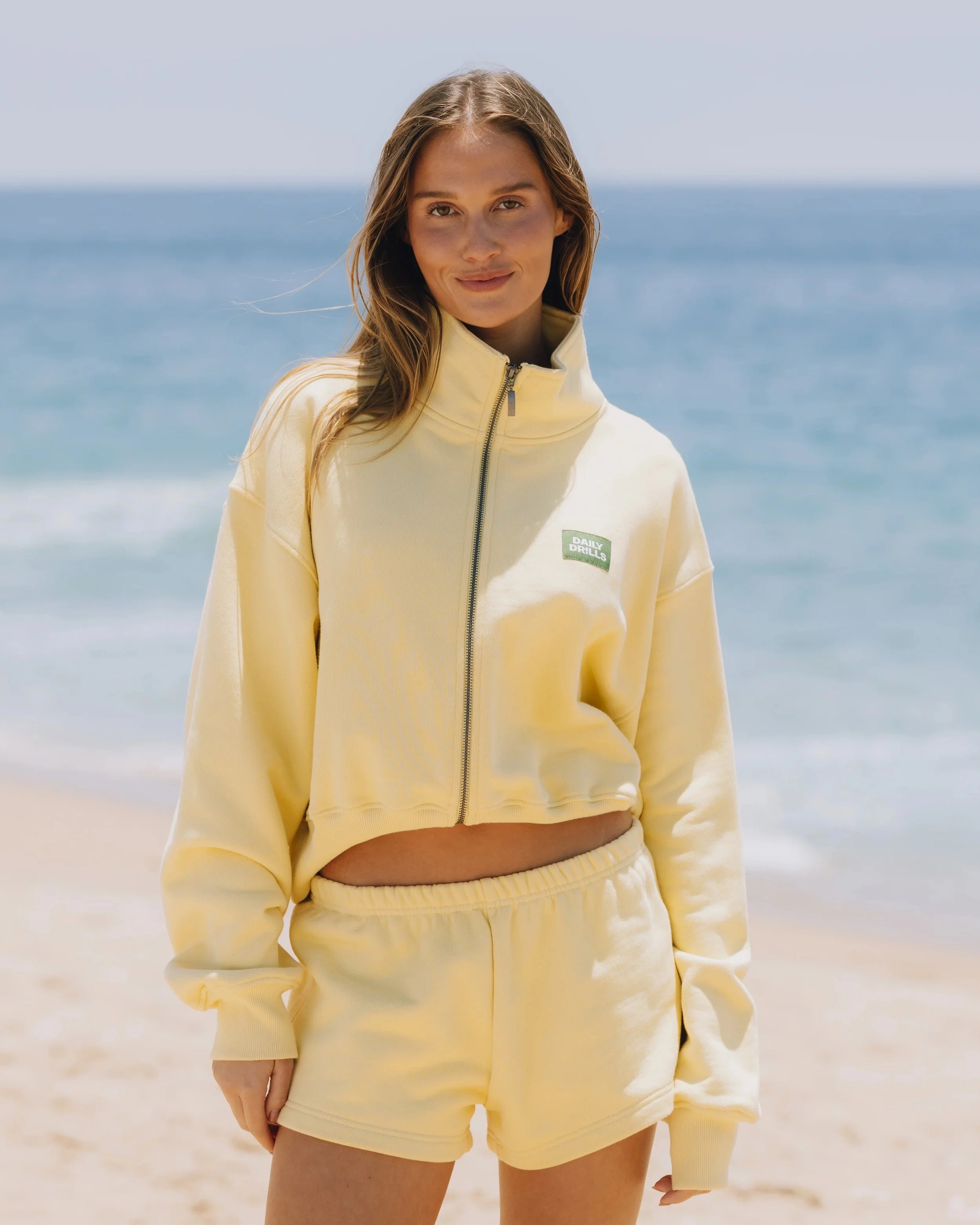Heavyweight Funnel Neck Double Zip