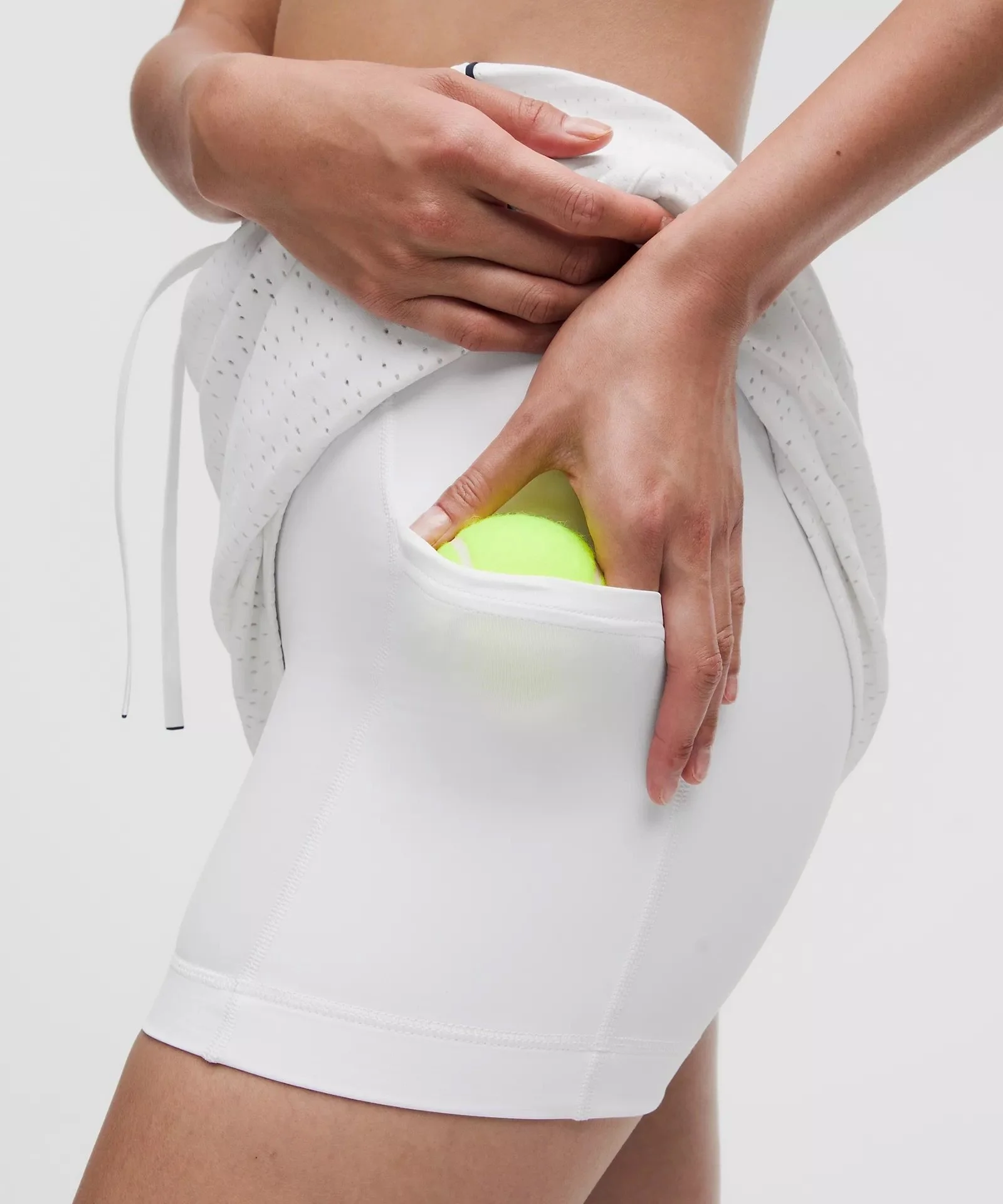 Ace Advantage High-Rise Knit Mesh Tennis Skirt