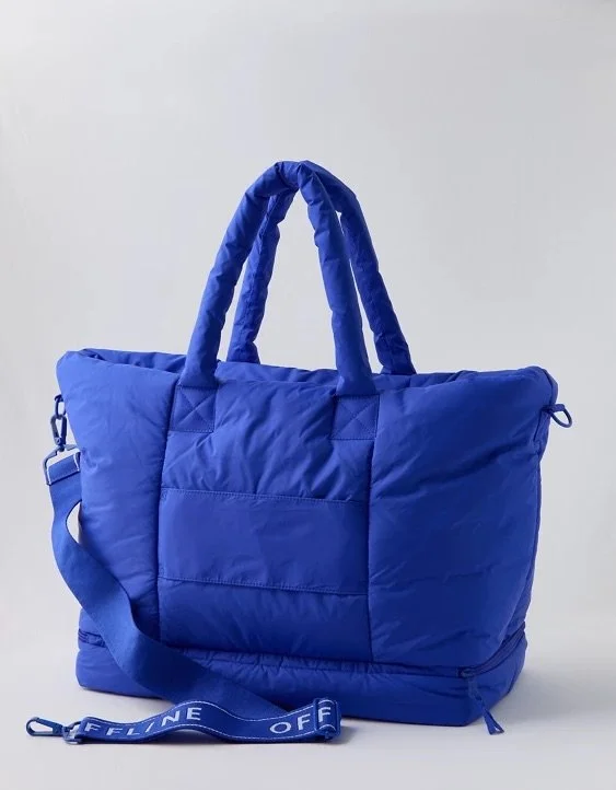 OFFLINE By Aerie Puff Love Weekender Bag
