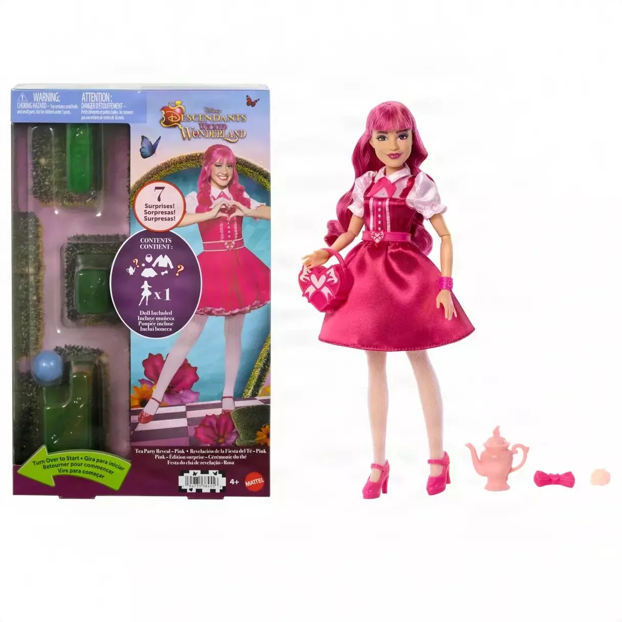 Pink “Tea Party Reveal” Doll