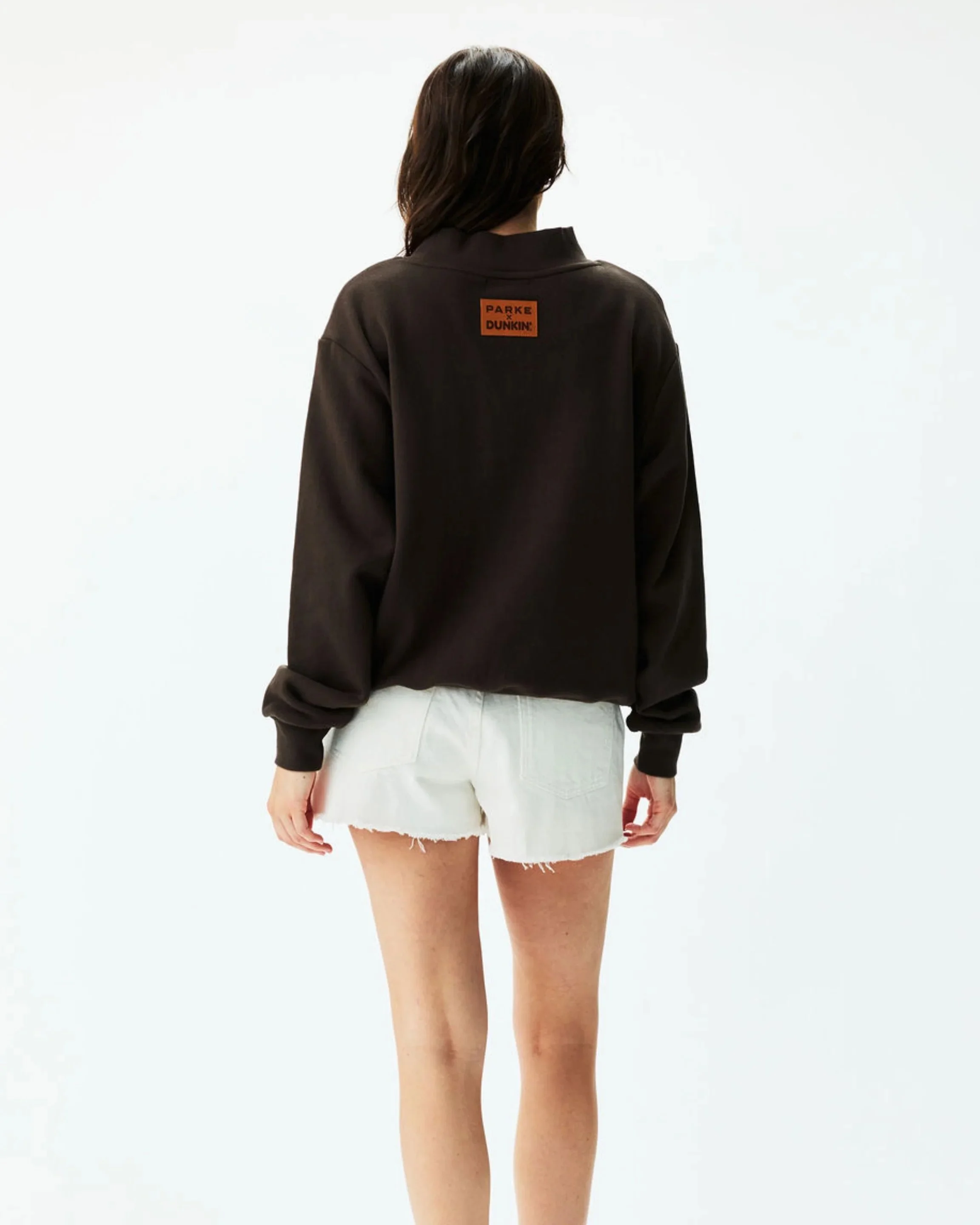 Parke x Dunkin' Varsity Mockneck - Espresso
