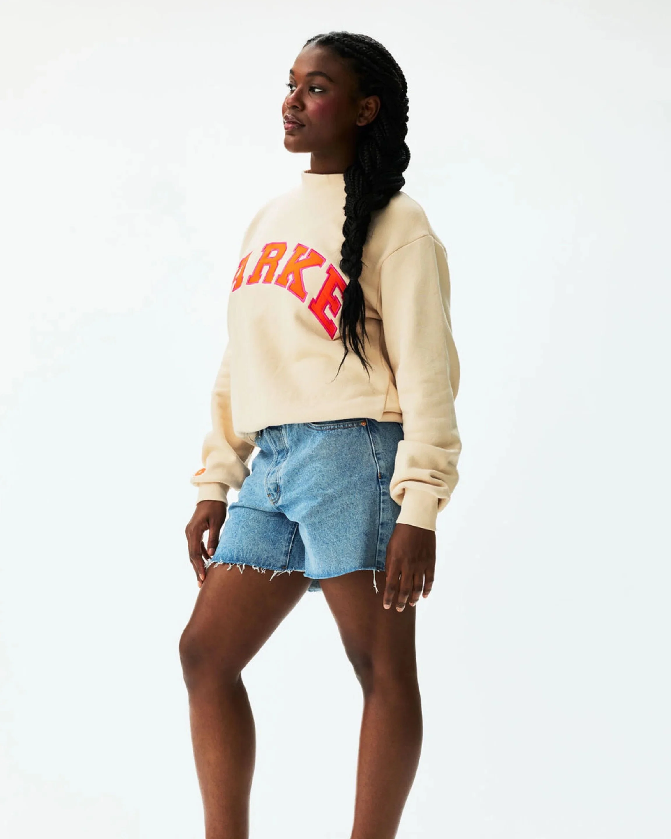 Parke x Dunkin' Varsity Mockneck - Latte