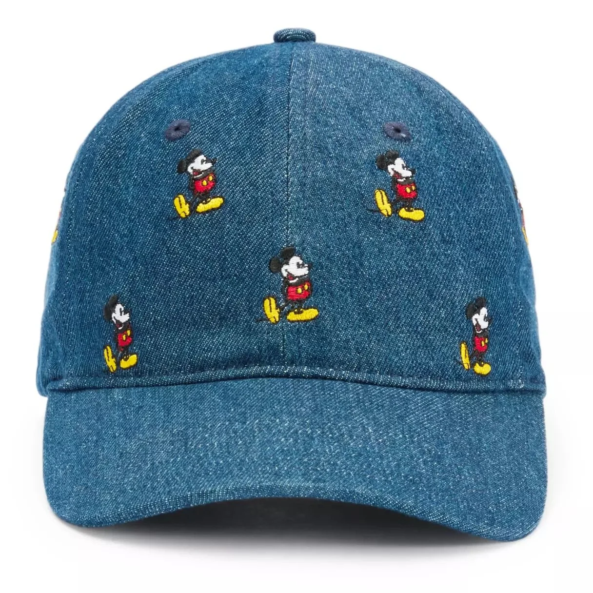 Mickey Mouse Denim Baseball Cap
