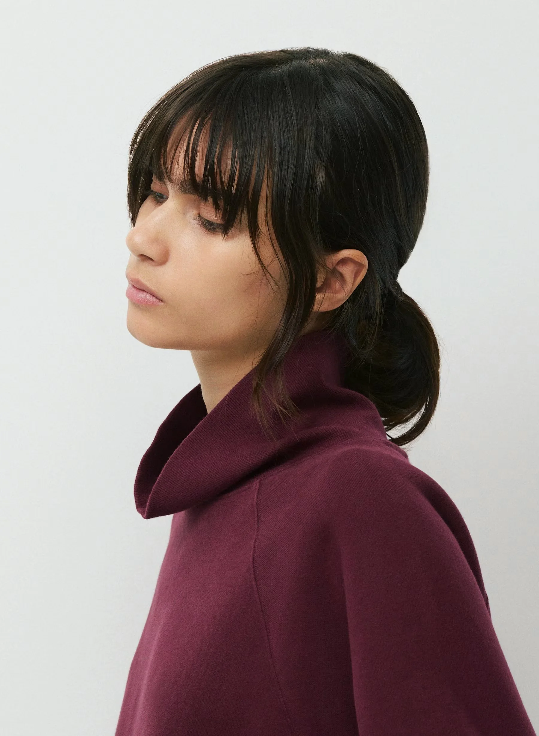 Cozy Sweatfleece Mega Raglan Funnel Neck