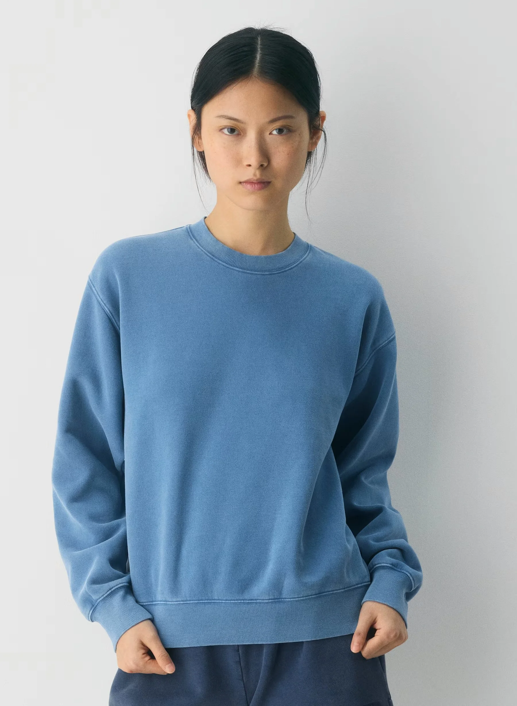 Cozy Sweatfleece Perfect Crew Sweatshirt