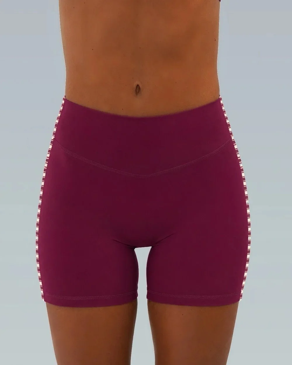 Single Stripe Bridge Short - Berry &amp; Aftersun Stripes