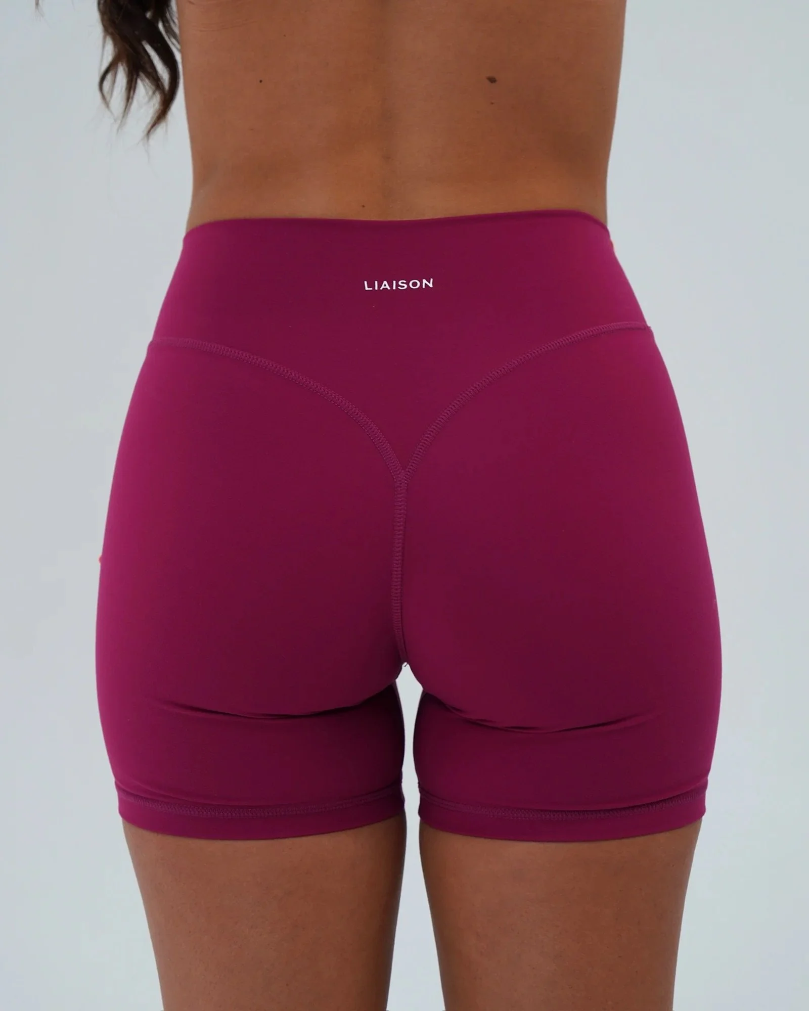 Single Stripe Bridge Short - Berry &amp; Guava