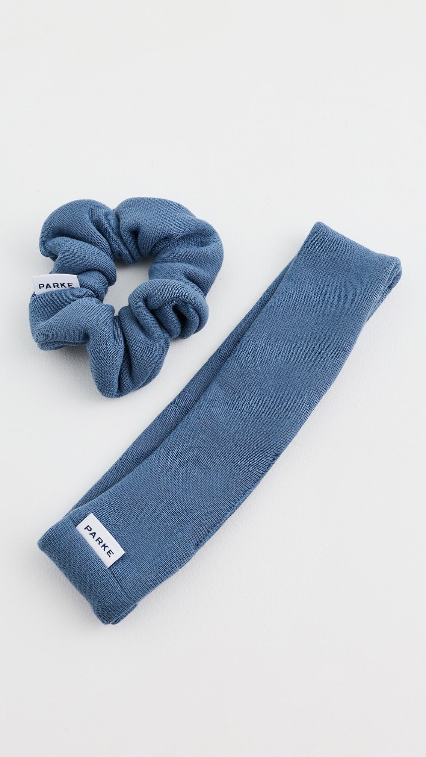 Two Piece Hair Set - Washed Indigo