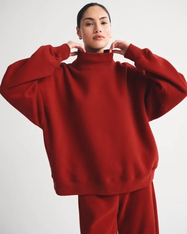 Sunday Oversized Funnelneck Sweatshirt