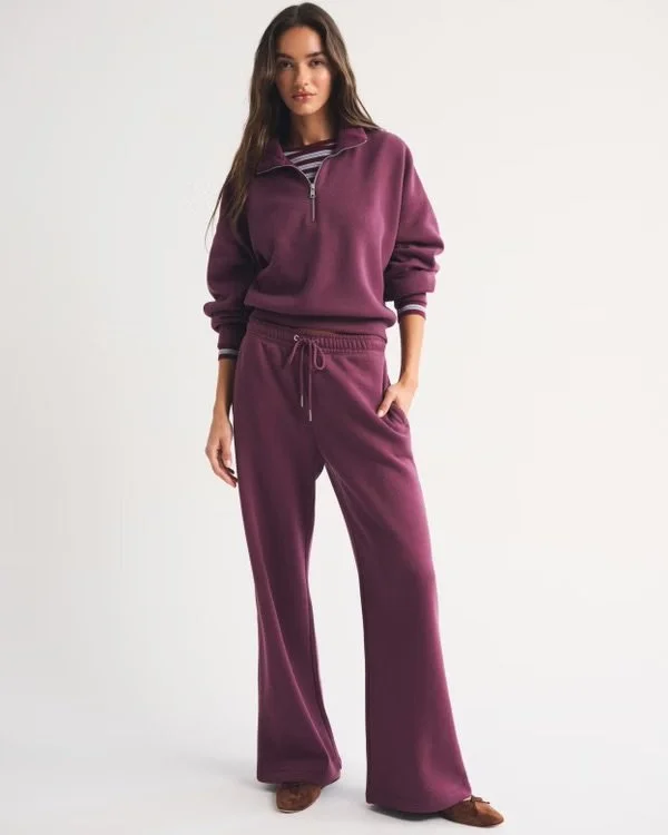 Sunday High Rise Wide Leg Sweatpant