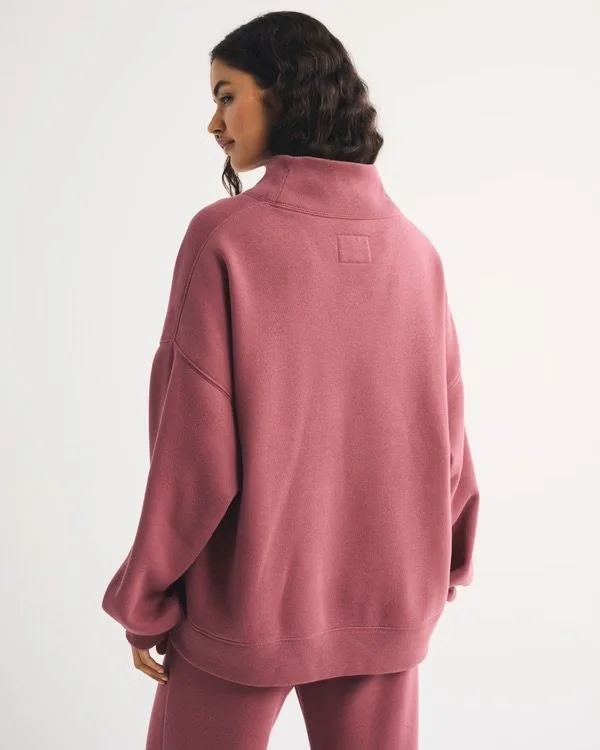 Sunday Oversized Funnel Neck Sweatshirt