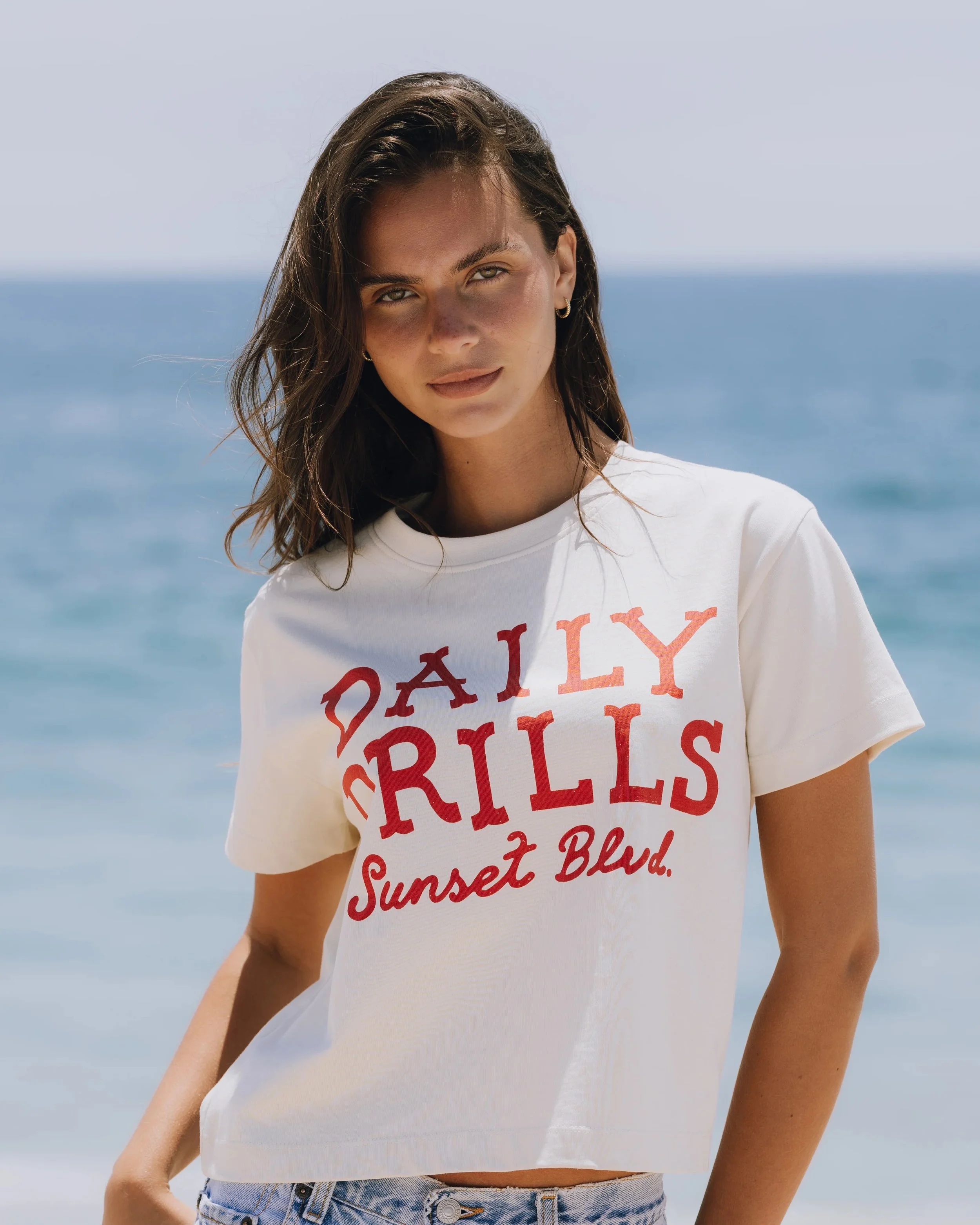 Sunset Blvd Boxy Tee