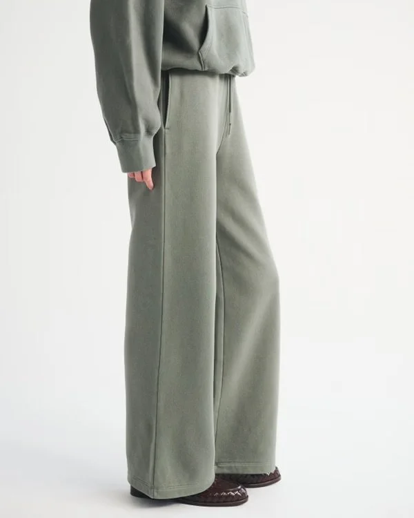 Sunday High Rise Wide Leg Sweatpant