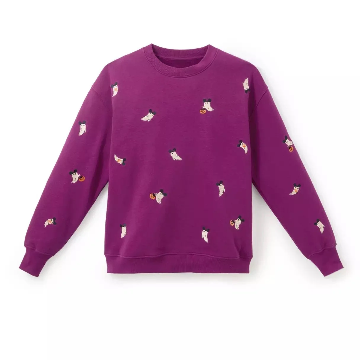 Mickey Ear Hat Ghost Halloween Pullover Sweatshirt
