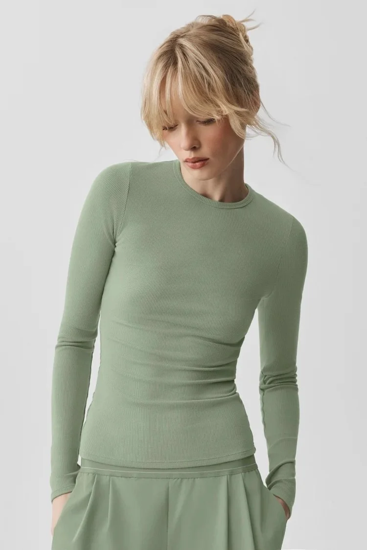 Ribbed Modal Long Sleeve