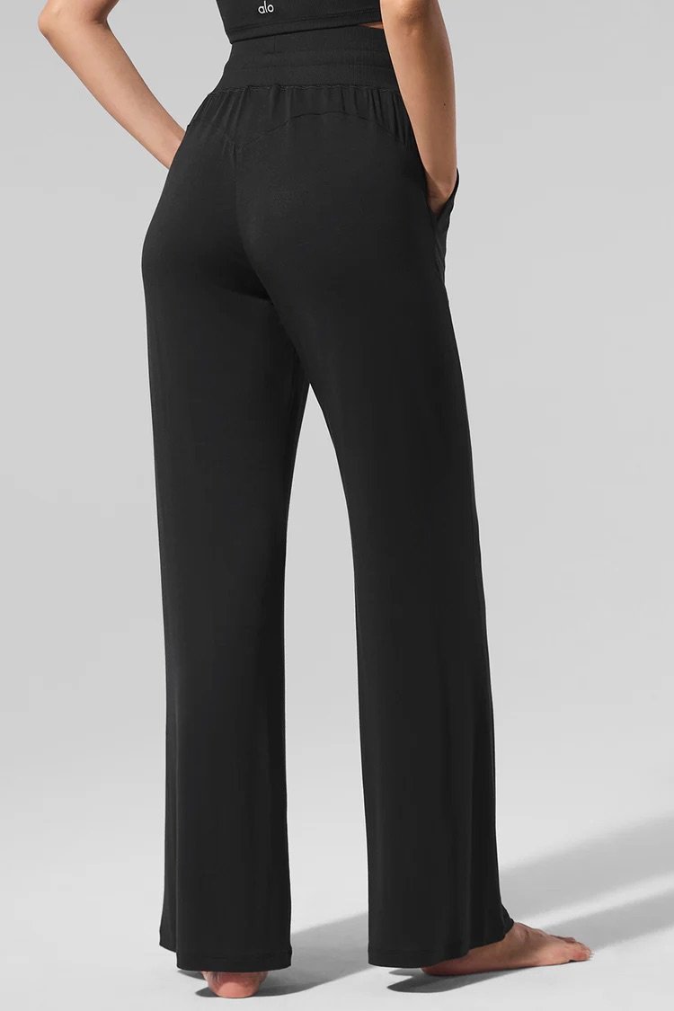 Semi-Sheer Delicate Lounge Flare Pant
