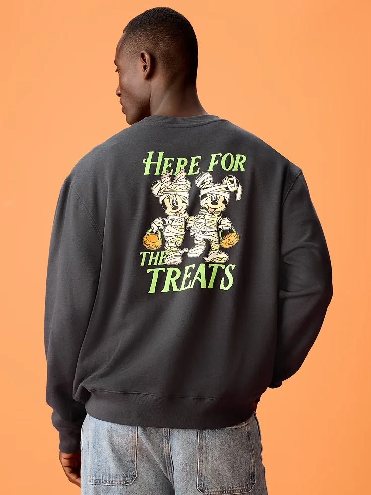 Mickey Mouse Mummy Oversized Crew Sweatshirt