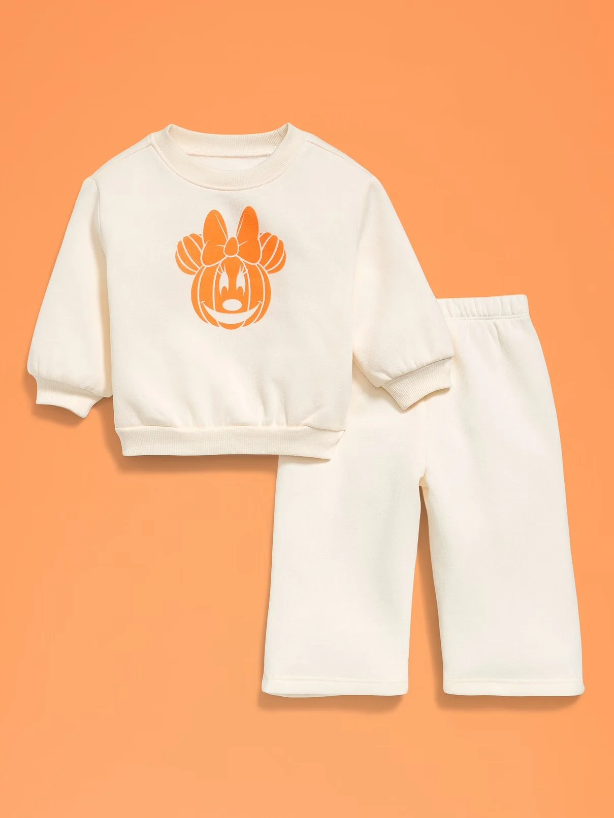 Baby Mickey Sweatshirt &amp; Sweatpants Set‍ - Creme De La Creme