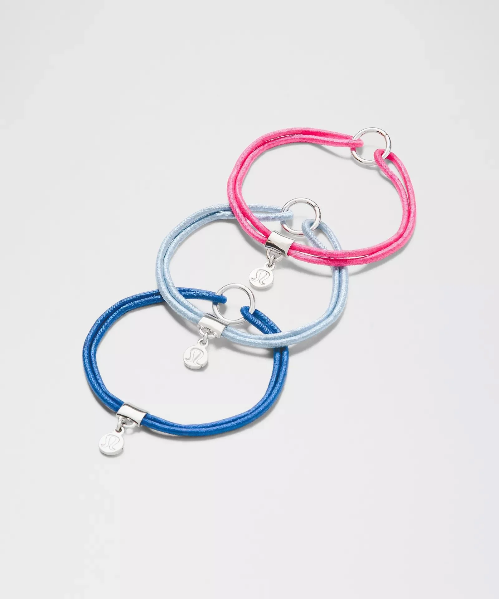 Logo Bead Hair Ties 3 Pack