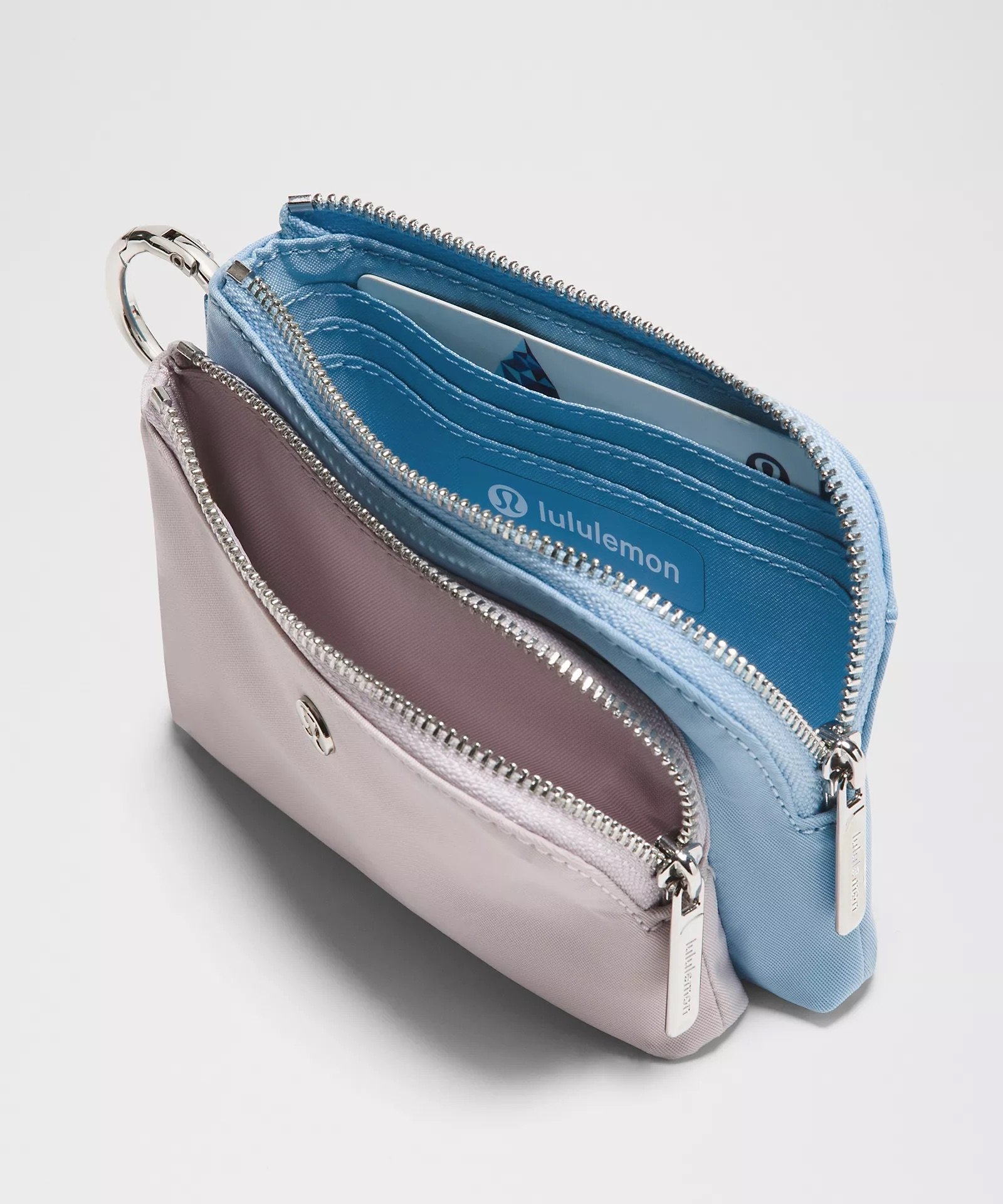 Double Zip Clippable Card Pouch