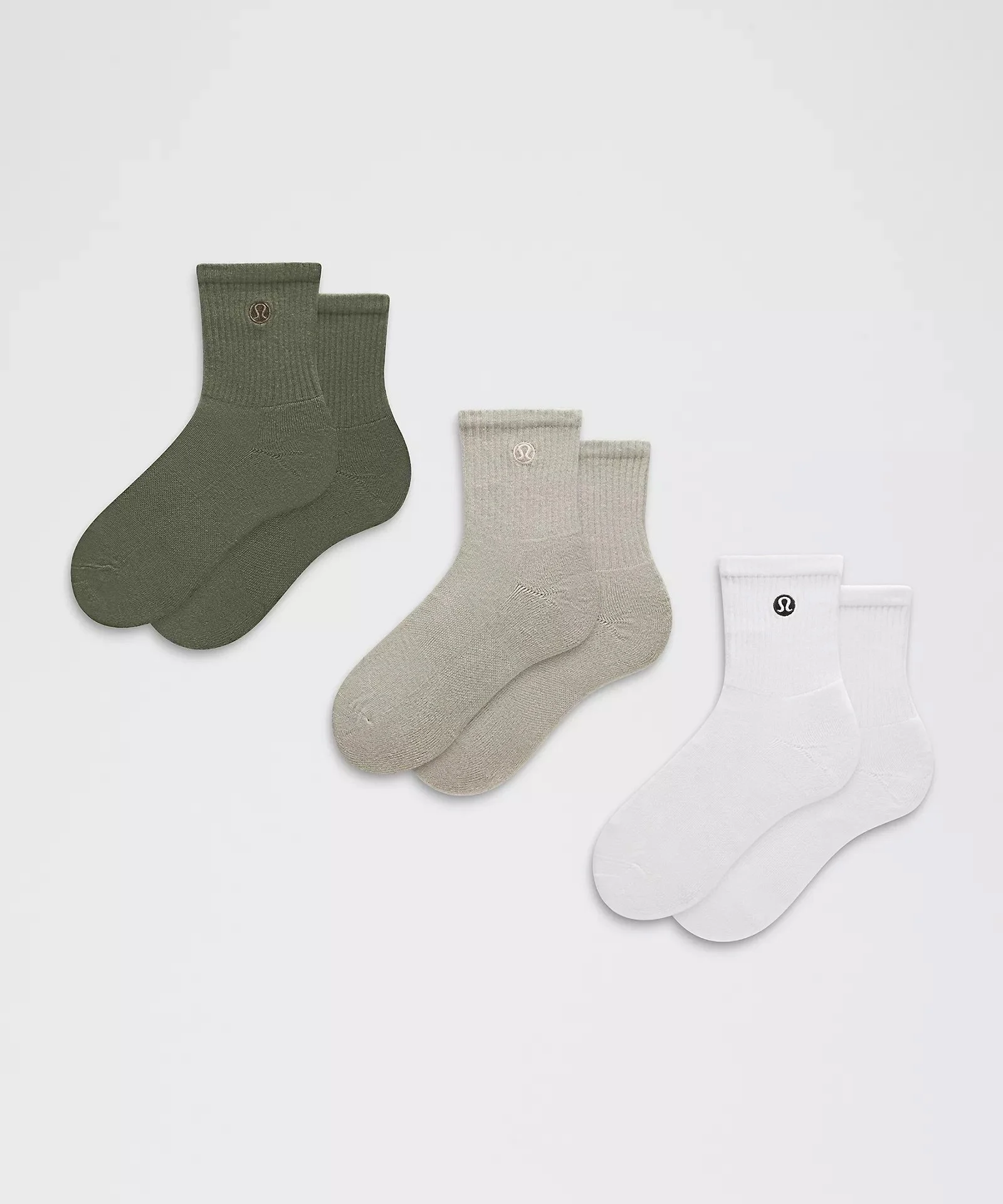 Daily Essential Quarter Socks 3 Pack