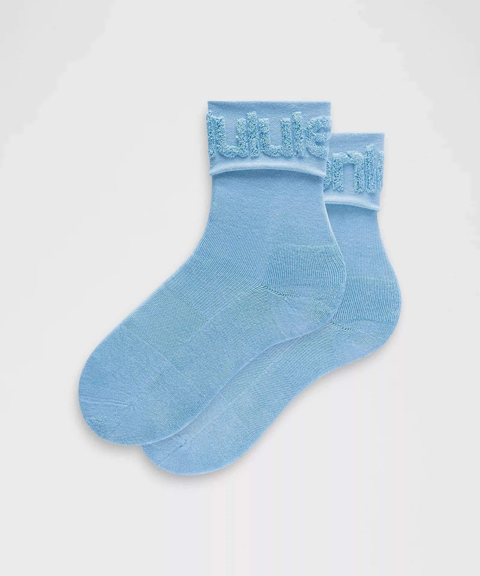 Fold-Over Terry Quarter Socks